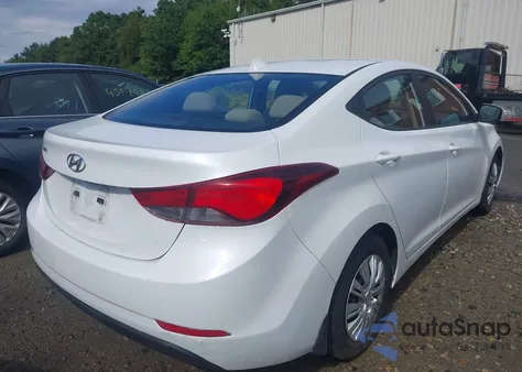 2016 Hyundai Elantra Se from USA, damaged, VIN 5NPDH4AE9GH774370